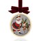 Gloria Duchin Santa and Reindeer Vintage Style Tree Ornament with Crystals